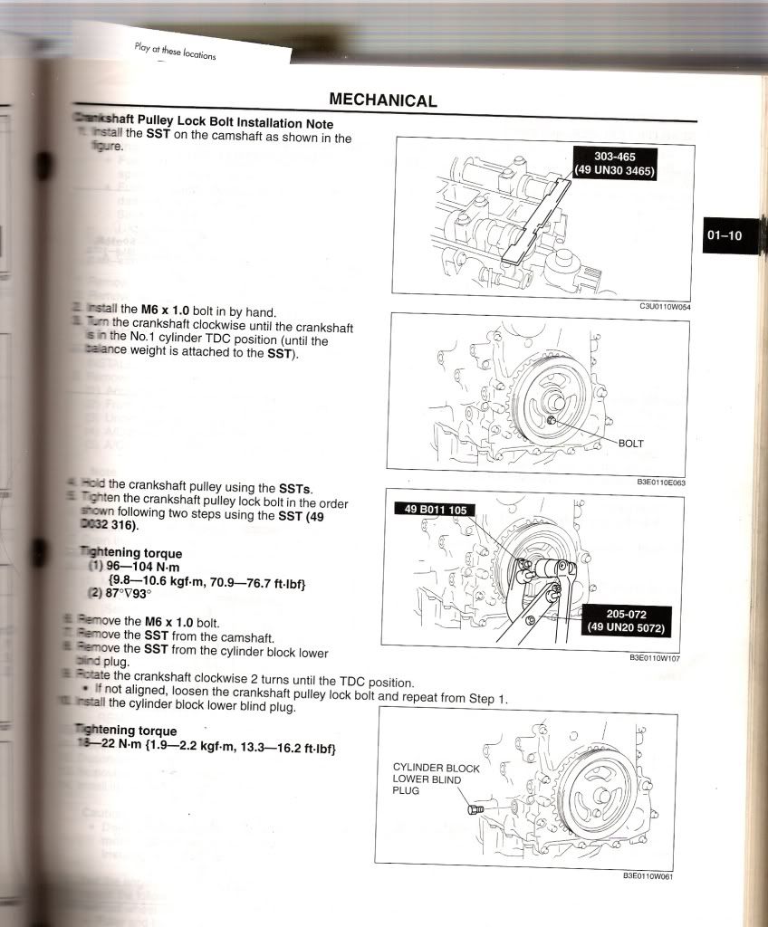 mazdaspeed 3 camshaft install