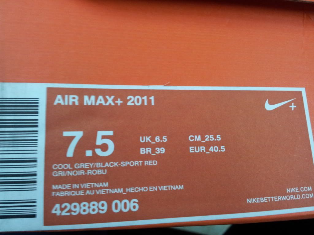 Mới mua 1 con nike air max 2011 , ko biết thật hay giả , ae check thử - 3