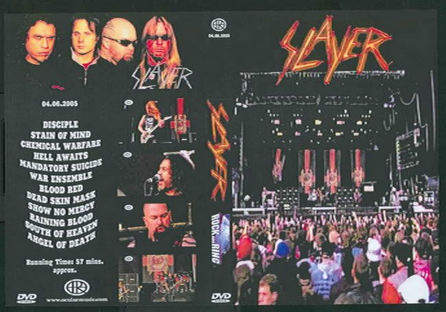 Slayer Rock Am Ring 462005 Size422GB Running time126min Menuyes