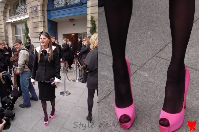 zapatos rosas de Louboutin