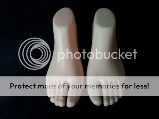 Pair Of Ladies Shop Display Mannequin Feet  
