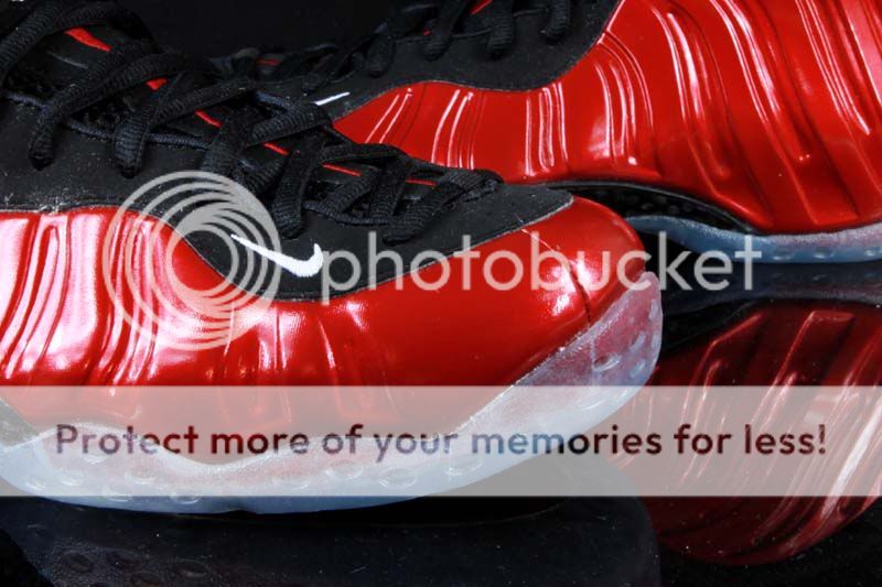   FOAMPOSITE ONE METALLIC RED GALAXY SIZE 8.5 XI RETRO CHICAGO CONCORD