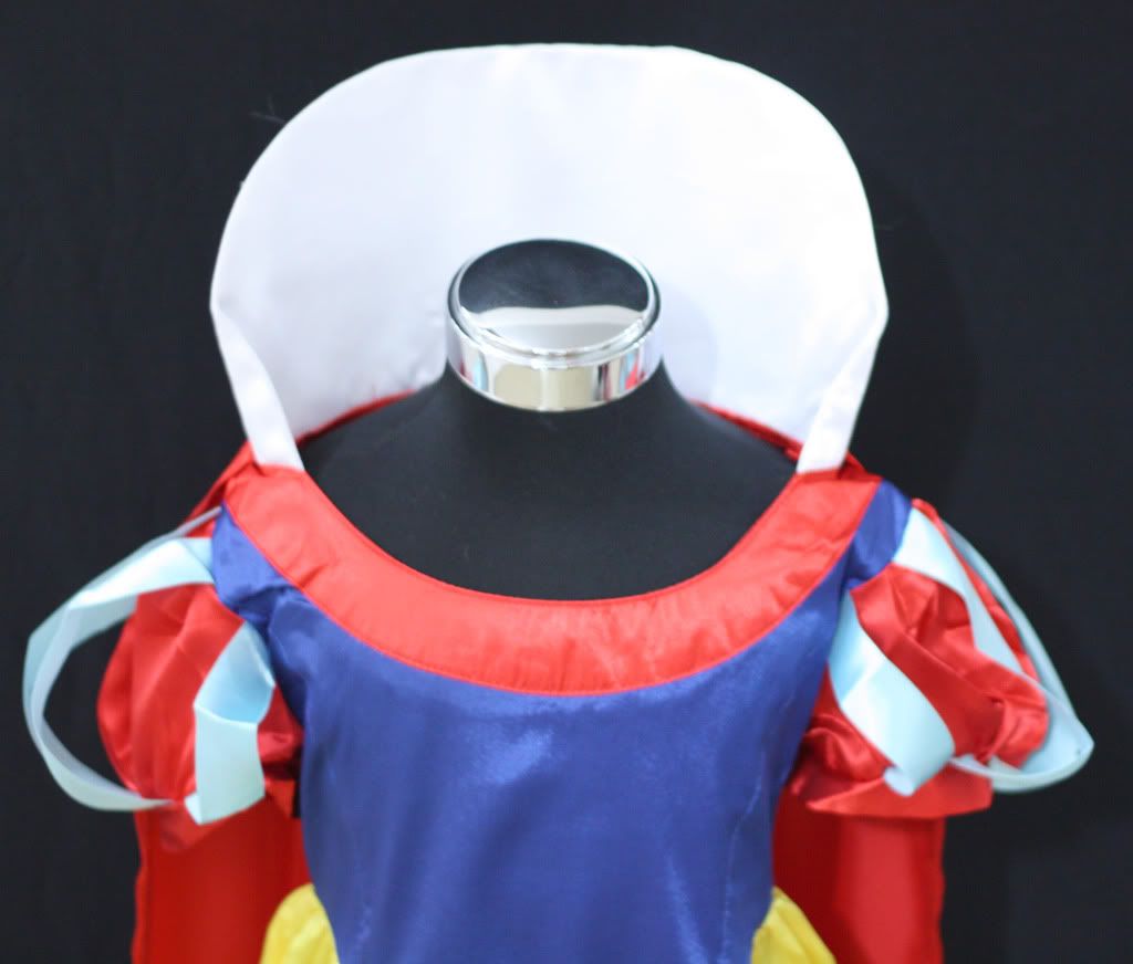 Halloween Snow White Princess Costume Dress Cape 2 3T
