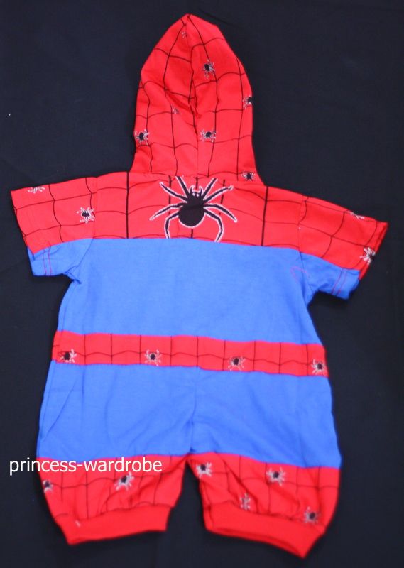 Halloween Cute Spiderman Costume Baby Toddler 18 24mos